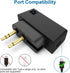 Airplane Bluetooth Audio Adapter for Wireless Headphones and Any 3.5mm Aux Jack on Airplane, Bluetooth 5.3 Transmitter Receiver Fits for TV, iPad,...