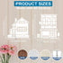 10pcs House Building Stencil 6×6inch Modern City Buildings Stencil with Paint brush Reusable Town Rural Architecture Drawing Template for DIY Craf...