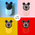 Cute Personal Mini Fan(2 PACK), Mini Handheld Fan, USB Rechargeable Portable Fan with Stylish LED Light,3 Speed Adjustable,Cute Mouse,for Kids Gir...