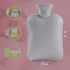 FORICOM Hot Water Bottle with Cover,Hot Water Bag for Pain Relief 2Liter,Heating Pad,Hand Warmer,Warming Bed.Classic.BPA Free,Close-Match(Green)...