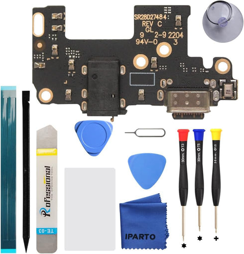 Charging Port Replacement for Motorola Moto G Stylus 5G 2022 Charging Port Replacement Kit for Moto G Stylus 5G 2022 XT2215 USB Flex Dock Connecto...