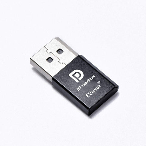 DisplayPort Headless Ghost Display Emulator for PC 4K DP Dummy Plug (fit Headless 1080@60Hz-3840x2160@17hz)...