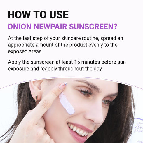 ISNTREE Onion Newpair Sunscreen 50ml, 1.69 fl.oz | SPF40 PA+++| hydration | No White Cast | Even the skin tone | Korean skin care...