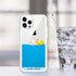 LUVI Compatible with iPhone 12 Pro Case Liquid Moving Quicksand Funny Cute Cartoon Lovely Duck Flowing Floating Waterfall Protective Cover Soft Si...