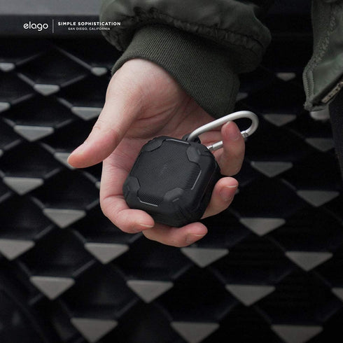 elago Armor Case for Samsung Galaxy Buds (FE, 2, 2 Pro, Pro, Live) (Black)...