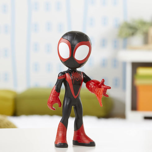 Spidey and His Amazing Friends Supersized Miles Morales: Spider-Man 9-inch Action Figure, Marvel Preschool Super Hero Toy, Kids Ages 3 and Up...