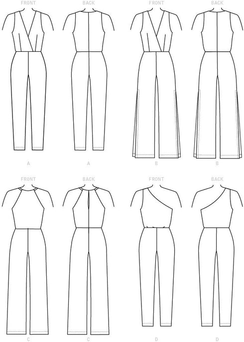 McCall Pattern Company McCall's Create It Women's Special Occasion Jumpsuit, Sizes 14-22 Sewing Pattern...