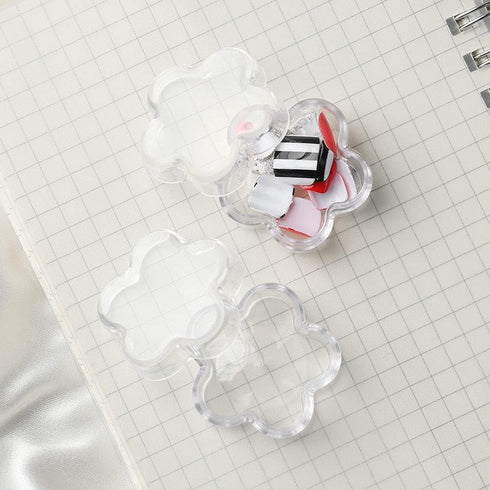 6pcs Diamond Painting Wax Storage Case Transparent PS Plastic Star Glue Clay Organizer...