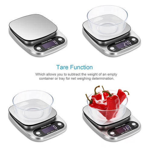 Food Scale 22lb Weight Grams, Digital Kitchen Scales and Ounces for Cooking, Baking...