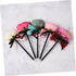 5 Pcs Flower Pens for Office Valentines Day Ink Pens Rose Pens Flower Artificial Peony Ornaments Stylus Pen Fashion Pen Pink Rose Pen Stationery P...
