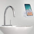 Bath&Shower Cell Phone Stand Holder-Handset Bracket-Suction Cup Bracket -Suction Cup Holder, Holder's Tray Mounted with Two Strong Suction Cups Su...