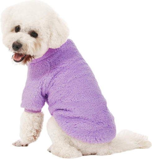 Dog Sweater, 3 Pack Dog Sweaters for Small Dogs, Dog Clothes for Small Dogs Girl Boy, Ultra Soft and Warm Puppy Sweater Dog Coat for Winter Christ...