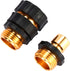 3/4 Inch Garden Hose Quick Connector, Male and Female Quick Connect Hose Fittings, 6 Set...