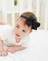 jollybows 40pcs Baby Girls Grosgrain Ribbon Hair Bows Headbands 4" Elastic Hair Band Hair Accessories for Infants Newborn- Natural Color Set...