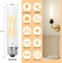 Dimmable T10 Frosted Led Bulb 6W, E26 LED Tubular Bulb 60 Watt Equivalent, 6 Pack 3000K LED Edison Light Bulbs, 4.72 inch Vintage Style, for Wall ...