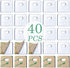 Vertical Blind Repair Tabs/Verticle Blind Repair Kit for Vertical Blinds Replacement Slats?40pcs?...