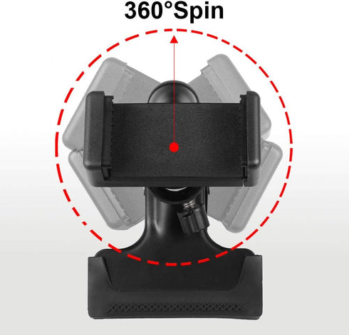 Mr.Power Guitar Bass Head Phone Holder Live Broadcast Bracket Clip Compatible with iPhone, Compatible with Samsung Smart Phones (Guitar Head Phone...