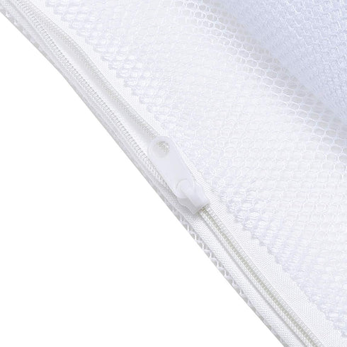 ALEGI Large Filter Media Bags,Aquarium Mesh Bags with Plastic Zipper,White Net Bags for Bio Balls, Ammonia Remover 17.8" by 13.5" (4pcs)...