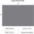 Gartful Silicone Mats for Kitchen Counter, Large Silicone Countertop Protector 25" by 17", Nonskid Heat Resistant Desk Saver Pad, Multipurpose Mat...