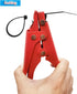 Zip Tie Tool - Zip Tie Gun for Tensioning and Cutting Plastic Nylon Cable Ties of Width Under 3/8 Inch...