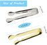 6PCS Ice Tongs Mini Sugar Tongs 4.25Inch Tongs for Serving Food Small Serving Tongs, Kitchen Tongs for Appetizers,Tea Party, Coffee Bar, Desserts ...