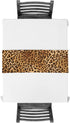 Leopard Print Table Runner-Cotton linen-Long 90 inche Cheetah Print Dresser Scarves,Animal Tablerunner for Kitchen Coffee/Dining/Sofa/End Table Be...