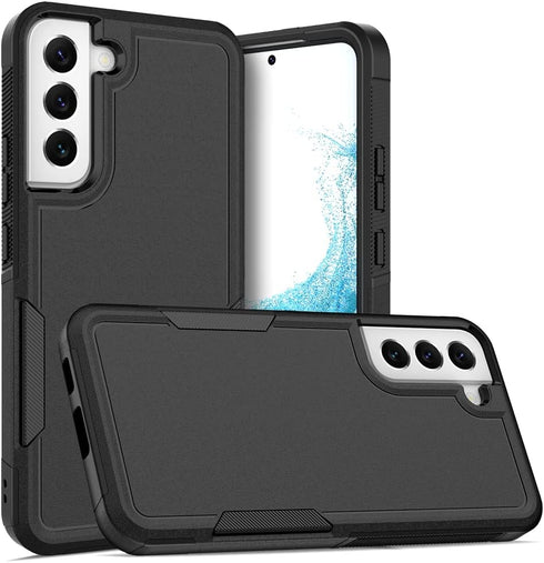 for Samsung Galaxy S22 Plus Case: Dual Layer Protective Heavy Duty Cell Phone Cover Shockproof Rugged with Screen Protector - Military Protection ...
