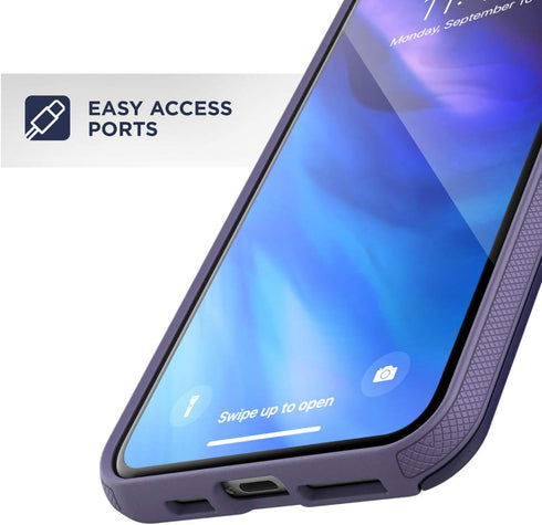 ENCASED iPhone 11 Wallet Case (2019) Ultra Durable Cover with Card Holder Slot (4 Credit Cards Capacity) Purple...