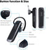 Bluetooth Headset, Hands-Free Wreless Bluetooth Earpiece with 18 Hours Playtime and Noise Cancelling Mic for iPhone Samsung Android Cell Phone Tru...