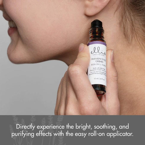 Ellia Frankincense Essential Oil Roll-On | 10ml, 100% Pure, Therapeutic Grade, Clear (ARM-EO10ROFRK)...