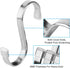 10 Pack Flat S Hooks - Stainless Steel Heavy Duty 3inch S Hooks for Hanging pots, Pans, Plants, Coffee Mugs, Towels in Kitchen and Bathroom, Coat,...