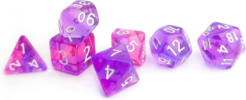 Purple DND Dice Set, Pop Color D&D Dice, – Polyhedral Dice Set for DND Accessories, Dungeons and Dragons, Role Playing Games, MTG, COC, TTRPGs – D...
