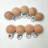 5pcs Beech Wood Pacifier Clips Holder Teething Grasping Suspender Clips Charm DIY Beading Pacifier Chain Accessory (3cm/5pcs)...