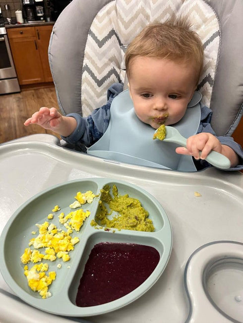 PandaEar 3 Pack Silicone Bibs for Boys Girls for Babies & Toddlers, Adjustable Waterproof Eating Bibs for Boys Girls, BPA Free Soft Durable Silico...