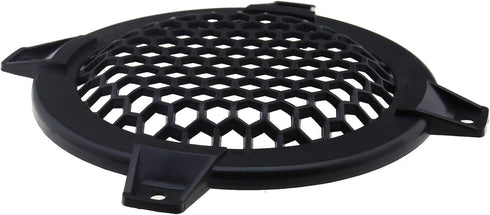 SING F LTD 4 Inch Car Speaker Grill Cover Guard Protector Plastic Mesh Protective Case Black Circle Subwoofer Net Covers Pack of 4...