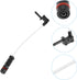 ACROPIX Car Brake Pad Sensor Front Rear Disc Brake Pad Wear Indicator Sensor Fit for Mercedes-Benz C230 - Pack of 4 Black White...