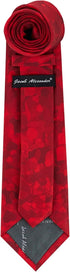 Jacob Alexander Men's Happy Valentine's Day Shooting Cupid with Hearts Regular Length Neck Tie - Red...