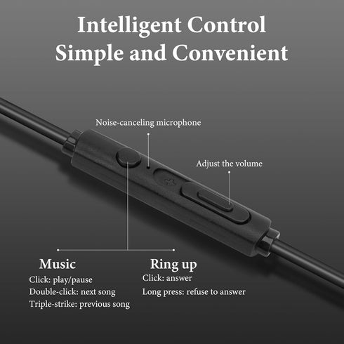 GEEKRIA Wired Clip On Ear Headphones, Portable Hook On Ear Headphones with Microphone and Call Controller Compatible with Android, MAC, Windows, A...