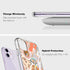 Aesthetic cute collage pattern for women girls protective case for iPhone 11, Trendy Designed sunshine pattern TPU bumper Shockproof iPhone Case S...