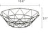 Geometric Metal Wire Fruit Bowl, Iron Arts Fruit Storage Baskets for Kitchen Counter (Black, Normal)...