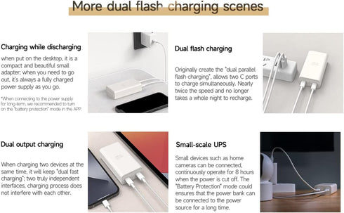 ISDT PB40 10000 mAh Power Bank, 36W Max USB C PD Fast Charging Battery Power Bank, Independent Dual Charge Portable Cell Phone Charger, Mini Power...