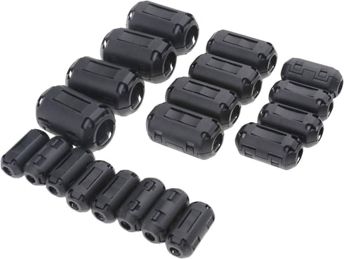 20pcs Clip-On Ferrite Ring Core Noise Suppressor EMI RFI Clip Cable...