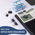 100 Pcs Binder Clips Assorted Sizes, Metal Clips for Office, Paper Clamps 6 Size, X Large, Large, Medium, Small, Mini and Micro...