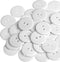 Qianyu 100pcs Buttons 2 Holes Round Resin Sewing Assorted Buttons 25mm White Button for Sewing Crafts Shirt Sweater Scrapbooking DIY Manual Button...