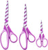 Craft Scissors Set, Sharp Scissors All Purpose Heavy Duty, Printed Coated Blade, Ergonomic Grip, Ideal for Sewing Fabric DIY&Arts Scrapbook School...