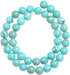 Natural Turquoise Beads for Jewelry Making Loose Stone Beads for Bracelets Necklaces Earrings Green Turquoise Jewelry Beads Bulk, 38pcs 10mm Natur...