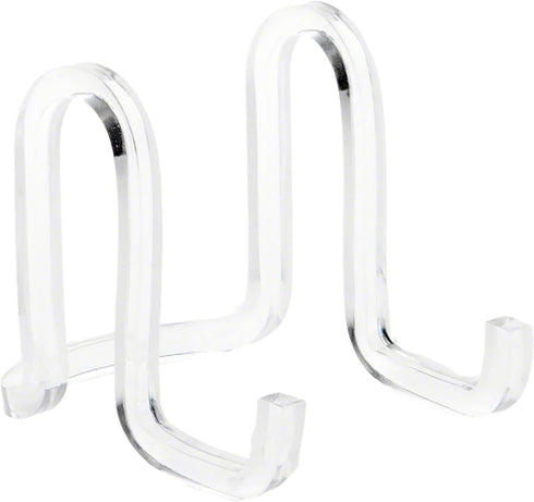 Plymor Clear Acrylic Ribbon-Style Display Easel, 2.875" H x 2.5" W x 3.5" D...