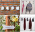 10 Pieces Zinc Alloy Antique Wall Mounted Delicate Small Hooks with Screws for Home Hanging Keys Hanging Towel Hanging Hat Coat Kitchen Supplies e...