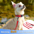 Taglory Reflective Adjustable Dog Collars for Puppy Small Medium Large Dogs, Thin Nylon Webbing and Quick Release Plastic Buckle(Red,Small)...