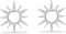 Boma Jewelry Sterling Silver Sunburst Sun Open Circle Stud Earrings...